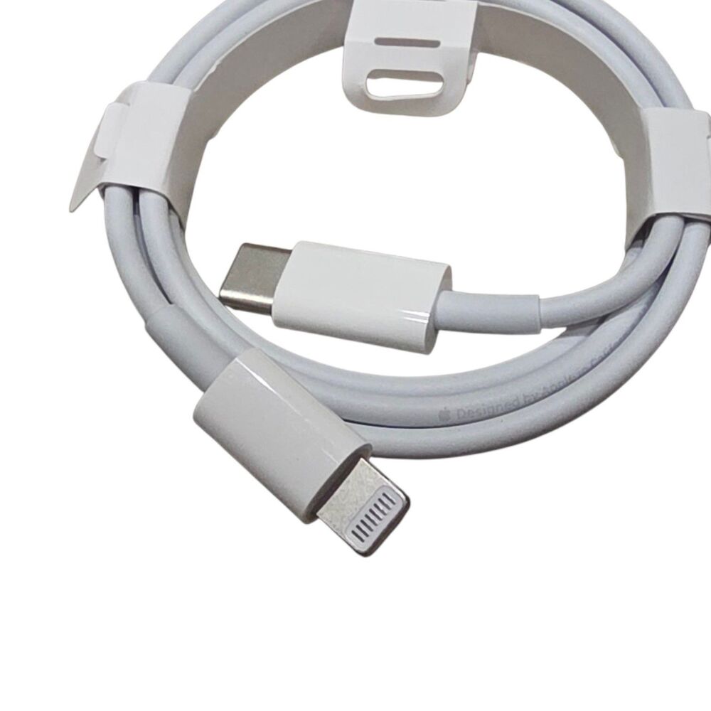 Genuine Apple USB-C to Lightning Cable 1m Fast Charging Lead for iPhone iPad - Picture 2 of 2